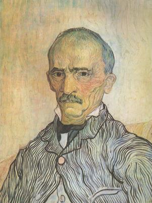 Vincent Van Gogh Portrait of Trabuc,an Attendant at Saint-Paul Hospital (nn04) oil painting image